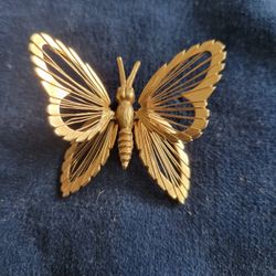 Monet Butterfly Brooch