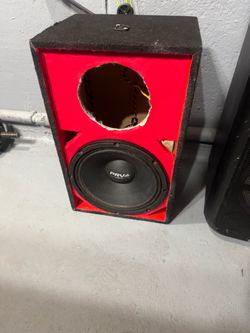 Prv 10 inch speaker with small chuchero box