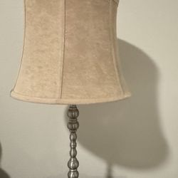 Table Lamp with Beige Shade