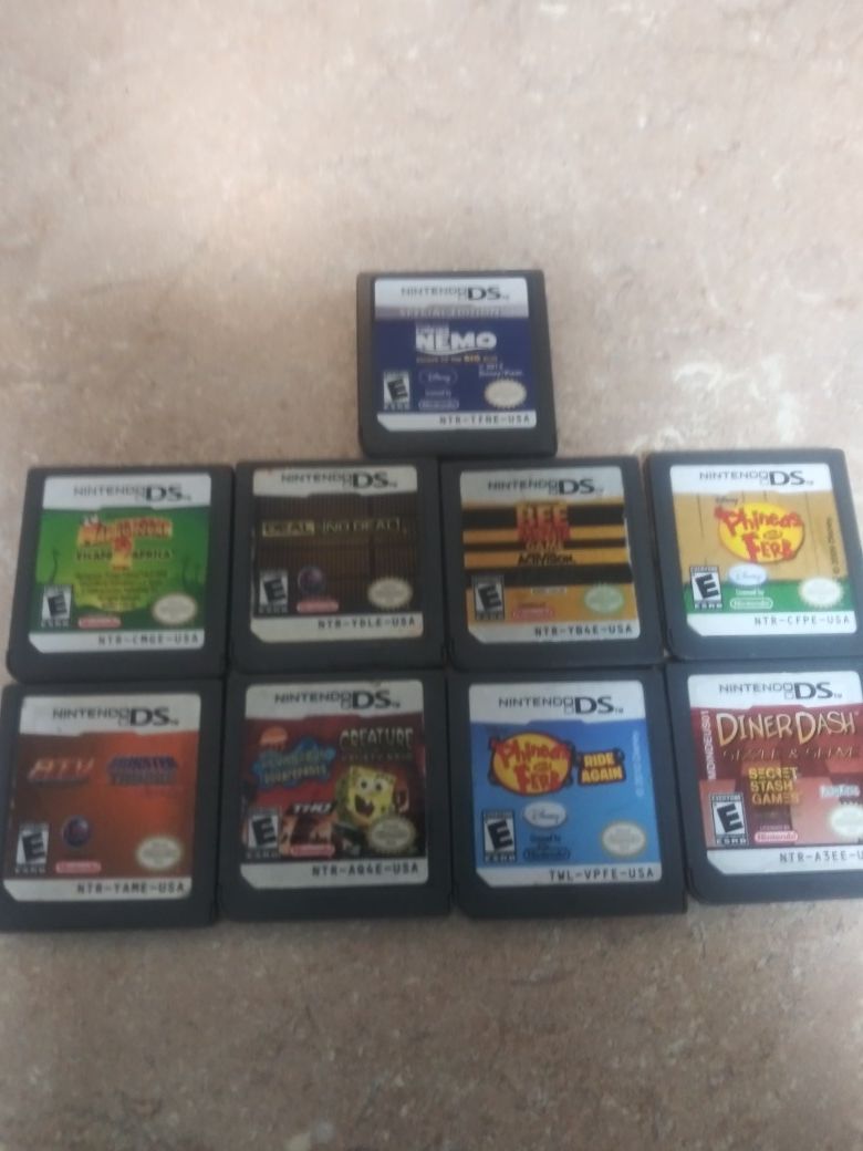 9 Nintendo DS games