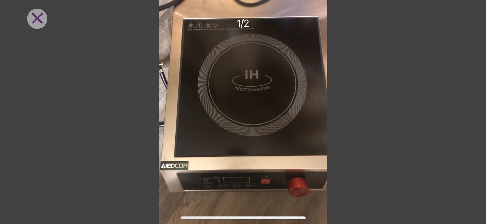 Commercial Induction Cook stovetop