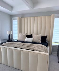 LUXURY UPHOLSTERED BED — CUSTOM MADE
