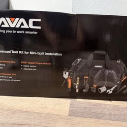 NAVAC NKS2 Deluxe Mini Split Tool Kit with Flaring Tool, Digital Torque Wrench, and Tubing Tools