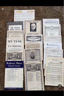 Sacred Books and sheet music