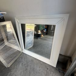 Living Spaces Dresser Mirror 