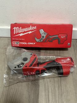 Milwaukee M12 12V Lithium-Ion Cordless PVC Pipe Shear (Tool-Only)