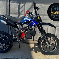50cc Gas Dirt Bike for Kids | Mini Pocket Pit Bike – Beginner-Friendly w/ 6-Month Warranty