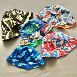 Baby/Toddler boy bucket hat bundle