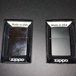 TWO Zippo Lighters - NIB