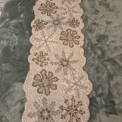 Gorgeous beaded table runner 