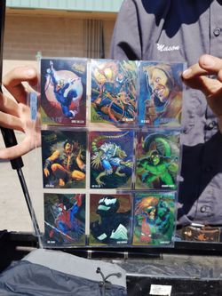 Spider man special foil cards