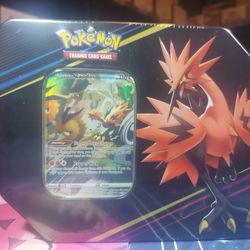 Pokemon Sword&Shield Crown Zenith Galarian Zapdos Tin