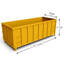 Trash bin container dumpster roloff roll off bin bins