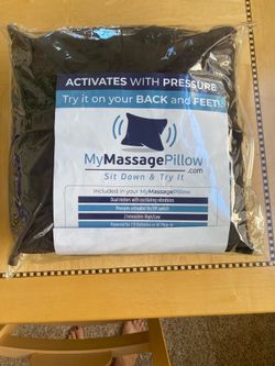 MyMassagePillow pressure activated massage pillow