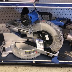Kobalt 12” Compact Sliding Dual-Bevel Miter Saw