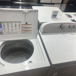 Whirlpool Set Pre-on Washer And Dryer King Size Capacity Only $599 For The Set With Warranty 