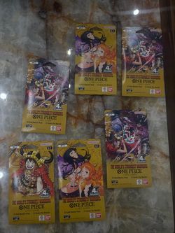 One piece 17 sleeved booster packs