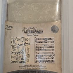Embossing Folders Sizzix Tim Holtz Cards Crafts Scrapbook