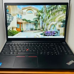 Lenovo E15 Core i7-1165G7 2.80Ghz 8GB 500GB SSD Windows 11 Pro Fully Functional