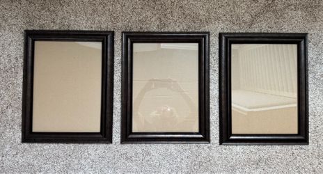 Three Wooden Picture Frames