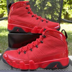 jordan 9 retro chile red M Size 9.5/10/11.5/13