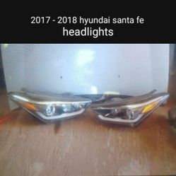  Hyundai Santa Headlights