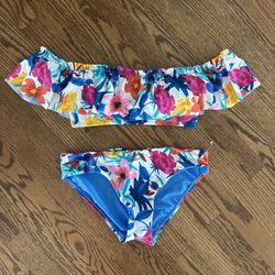 NWT Size 6 Blue Rod Beattie Two-Piece Bikini Swimsuit