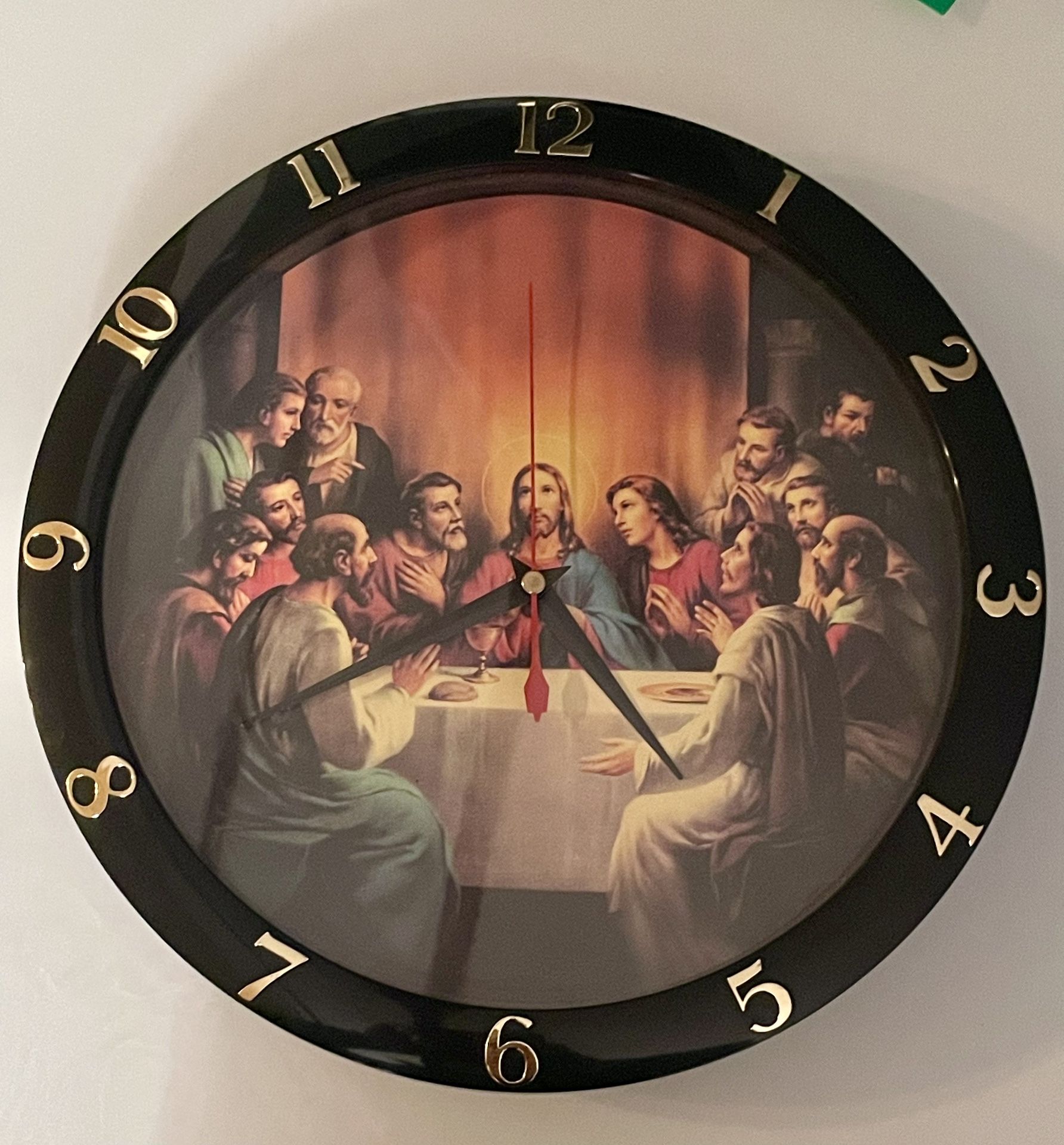 Last Supper Quartz Musical 11" Wall Clock