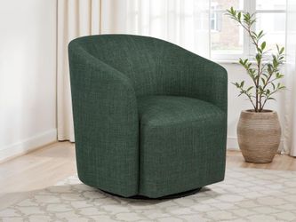 New Modern Upholstered Swivel Accent Chair! Lowest Prices Ever!  