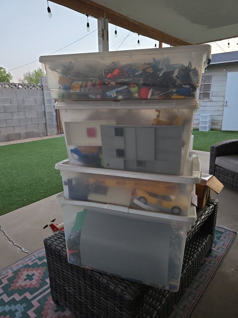 Vintage Playmobil and Legos