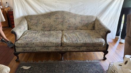 Vintage Camelback Couch
