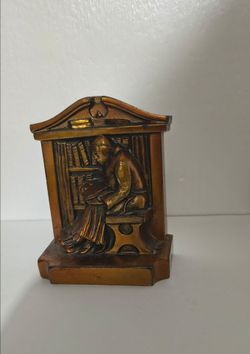 1922 - LOUIS V. ARONSON SINGLE BOOKEND 4.2"×3.2" ×1.7"
