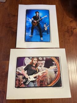 Harmony Gerber Signed Rush Photo Lot 2011 Alex Lifeson Geddy Lee 16x20