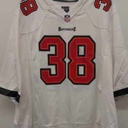 Nike Tampa Bay #38 Dash on Goldson 2XL Jersey