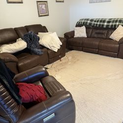Reclining Couch & Loveseat