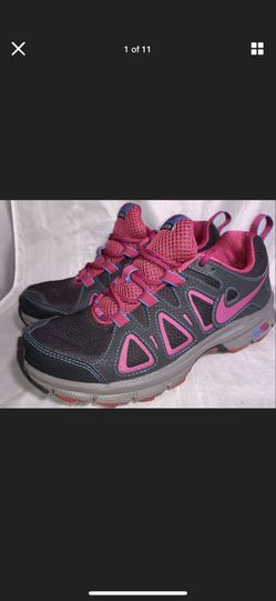 Nike 512038-005 Air Alvord 10 Grey/Pink Trail Running Shoes Women's 6.5. Condition is "Pre-owned".in excellent used shape . See photos and judge for