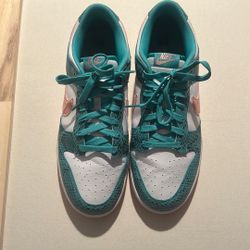 Nike Dunk Low “Snakeskin Washed Teal Bleached Coral”