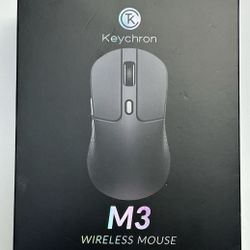 Keychron M3 Wireless Mouse Pixart 3395 Sensor DPI 26000 macOS 10.5+ Windows 7+