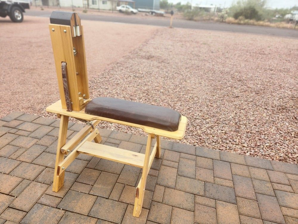 Saddler's Bench For Saddle Repair or Display