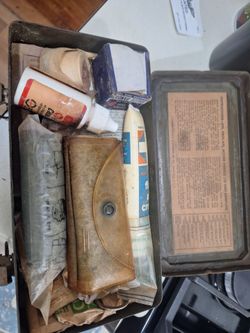 Vintage WW2 first aid kit