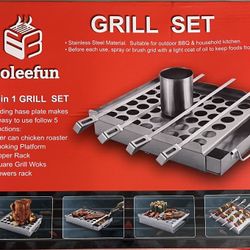 Boleefun 5 In 1 Grill Set