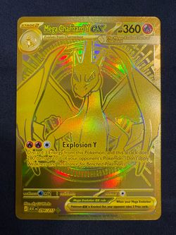 Mega Charizard Y ex 294/217 Mega Hyper Rare - Ascended Heroes - NM Pokemon TCG Card