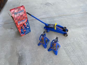 2 Ton Car Jack Lift w/ 2 Ton Jack Stands