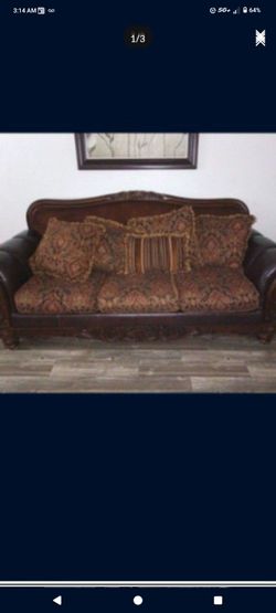 Set of two couches love seat and regular couch