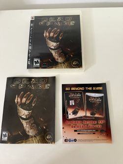 Dead Space (PS3, 2008) CASE AND MANUAL ONLY - No Game - Original Black Label