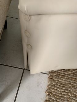 Foot Stools Faux Leather For Sale