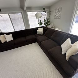 Free Brown Sectional