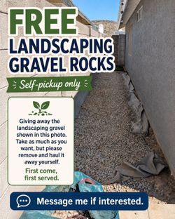 Free Landscaping Gravel Rocks – Self Pickup