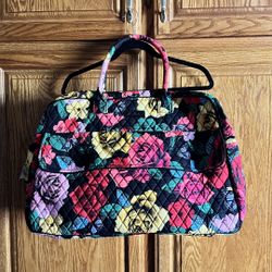  NWT  Vera Bradley Havana Rose Weekender Travel Overnight Tote Bag 