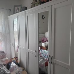 SONGESAND Wardrobe, white, 47 1/8x23 5/8x75 1/4 "